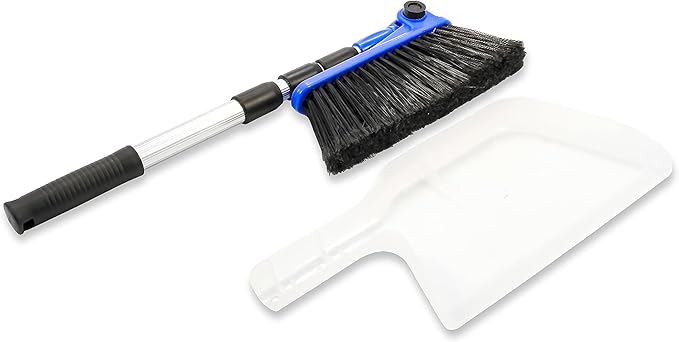 Adjustable Broom and Dustpan Set