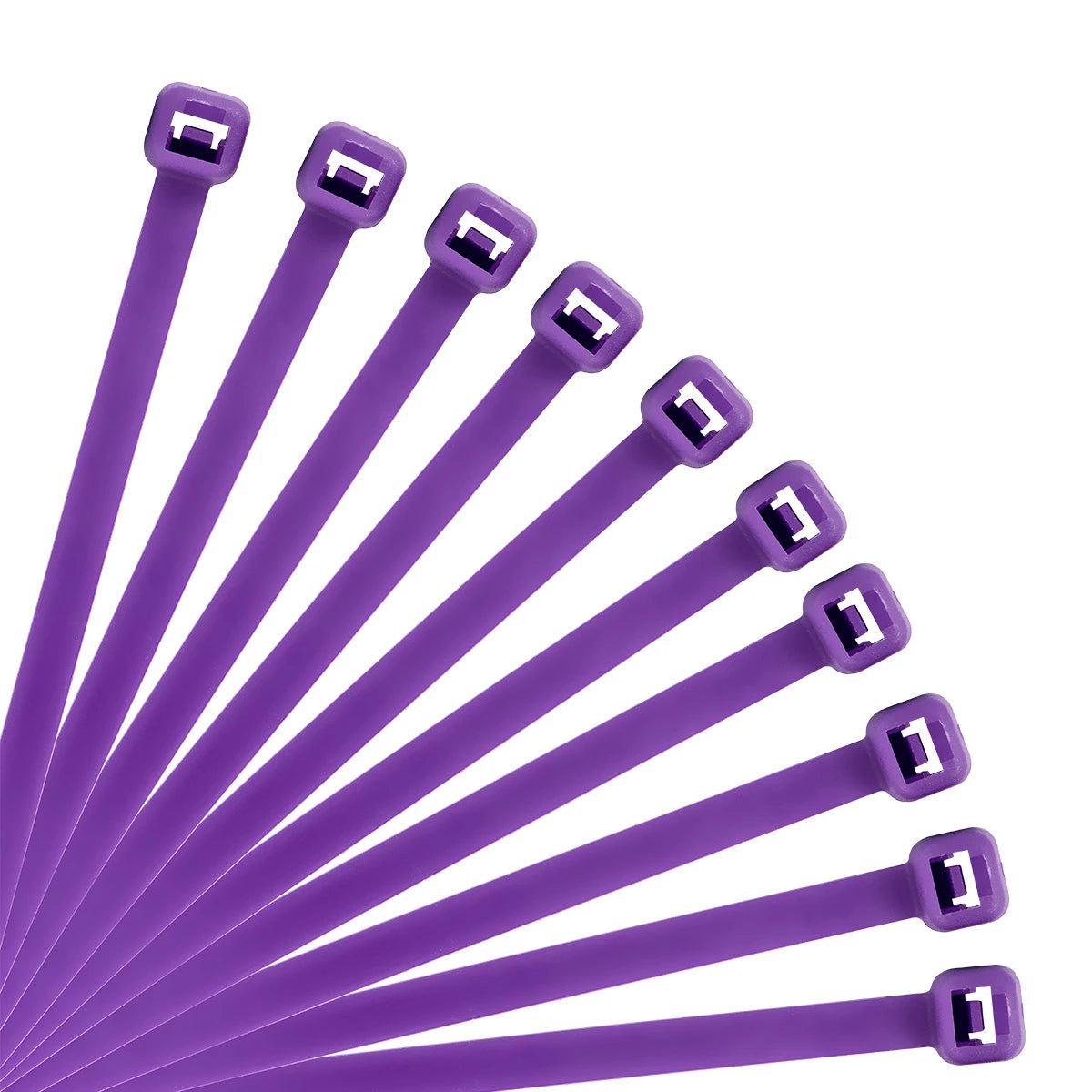 6" (L) Purple Nylon Cable Zip Tie SO