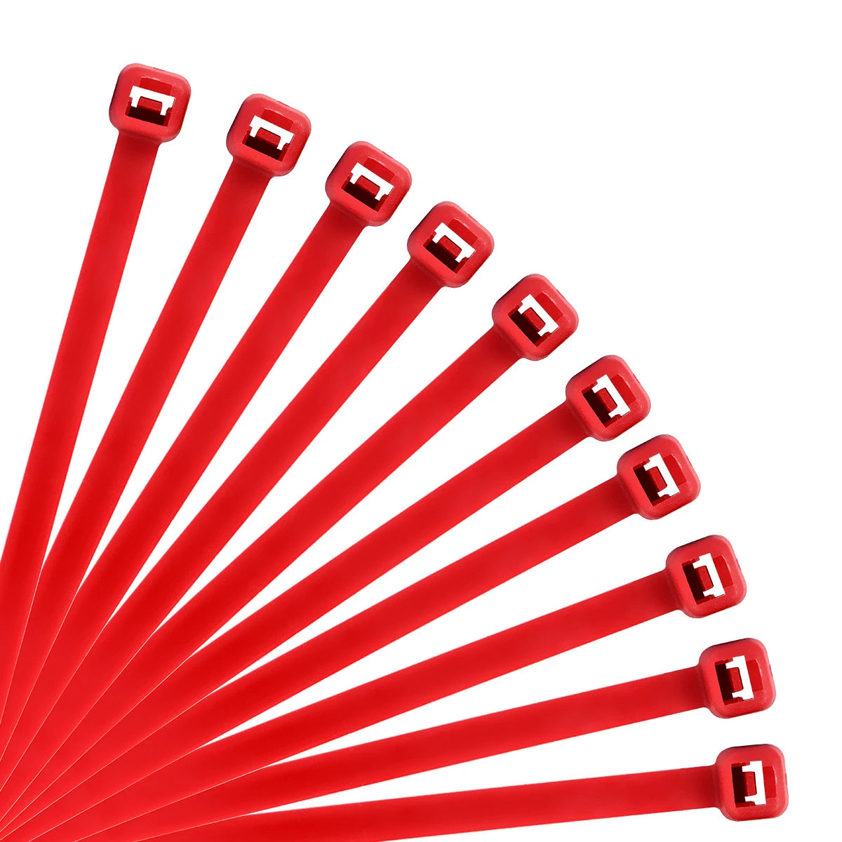 6" (L) Red Nylon Cable Zip Tie SO
