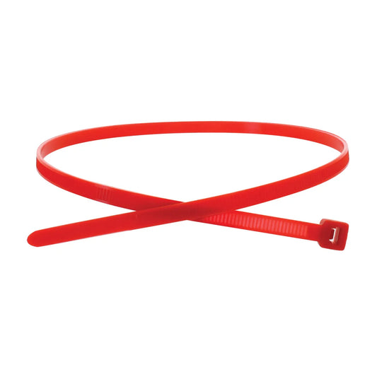 15″ Nylon Cable Zip Tie Red SO