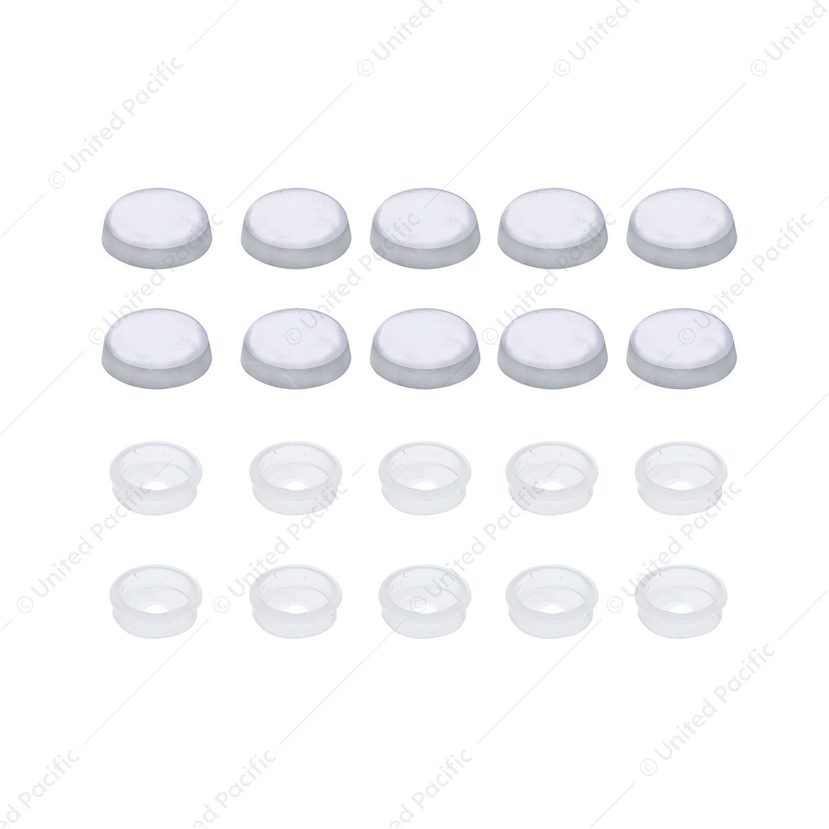 Chrome Plastic Snap Cap 10 And 12 Screws