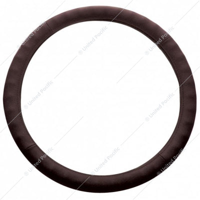 18" Dark Brown Leather Wheel Cover