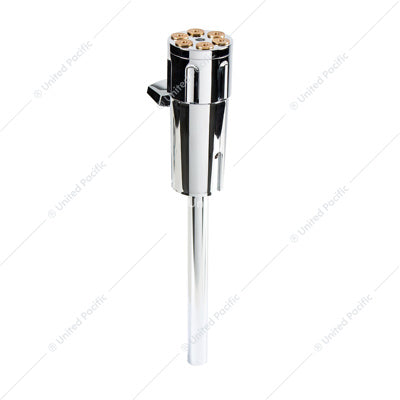 9/10 Gun Cylinder Gear Shift Knob - Chrome
