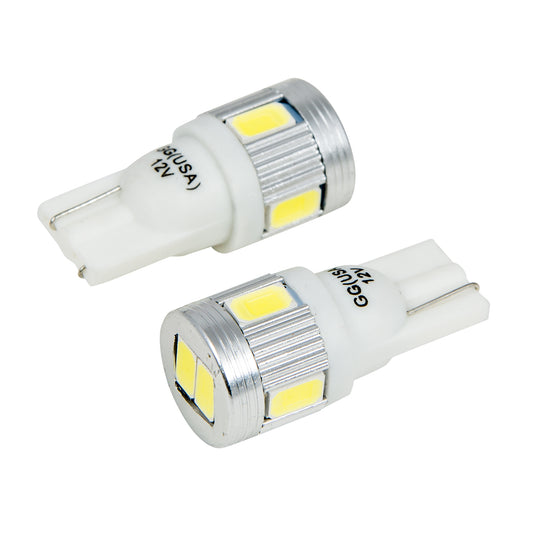 #194 6LED White High Pow Bulbs