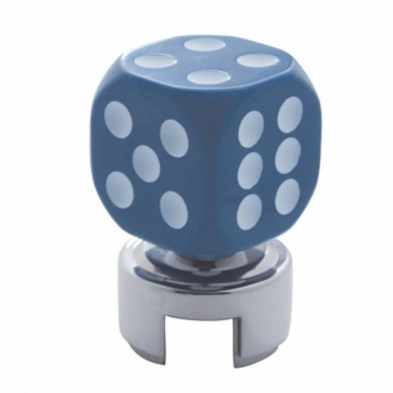 Blue Dice Gearshift Knob With 13/15/18 Speed Adapter