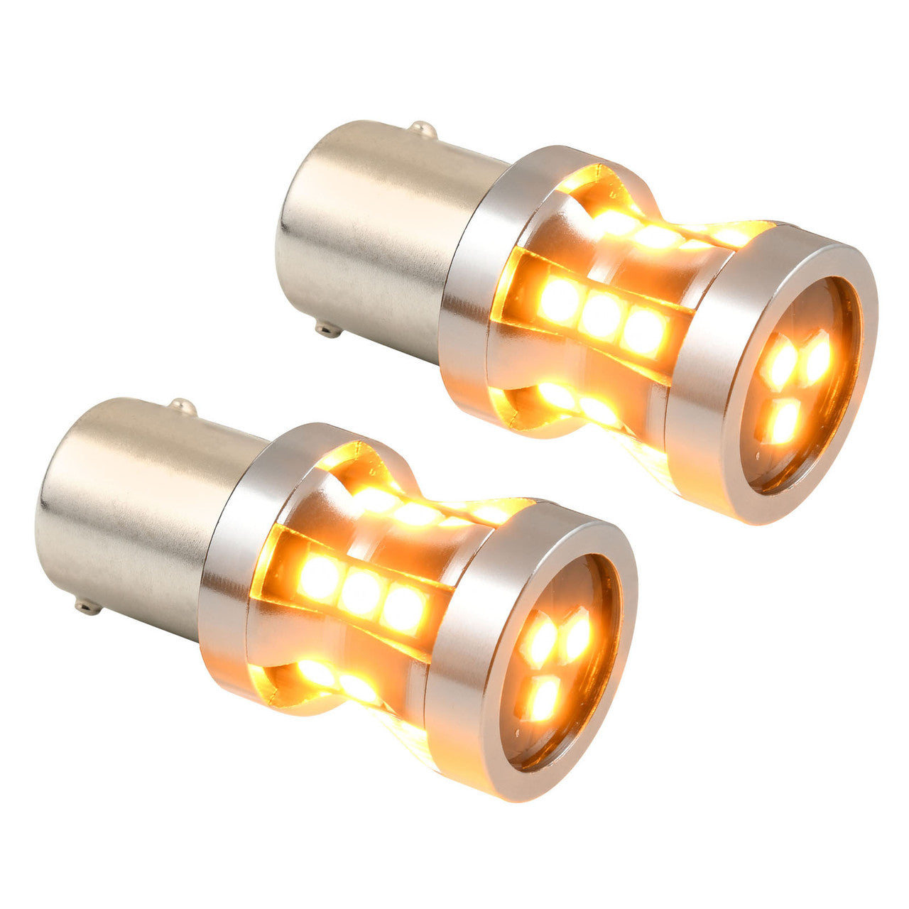 1157 High Power Short Tower LED Bulb Amber