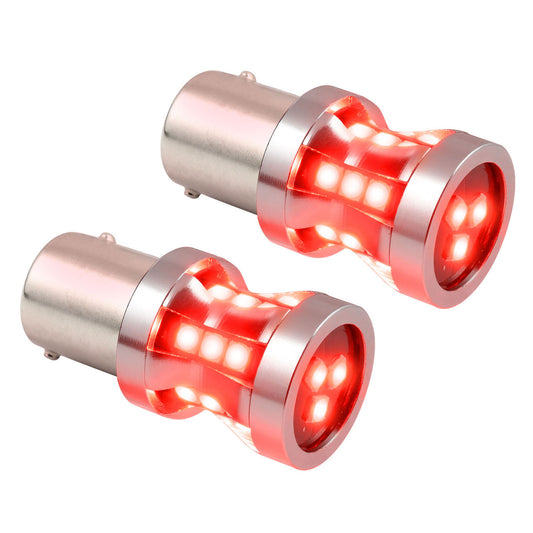1157 High Power Short Tower LED Bulb Red