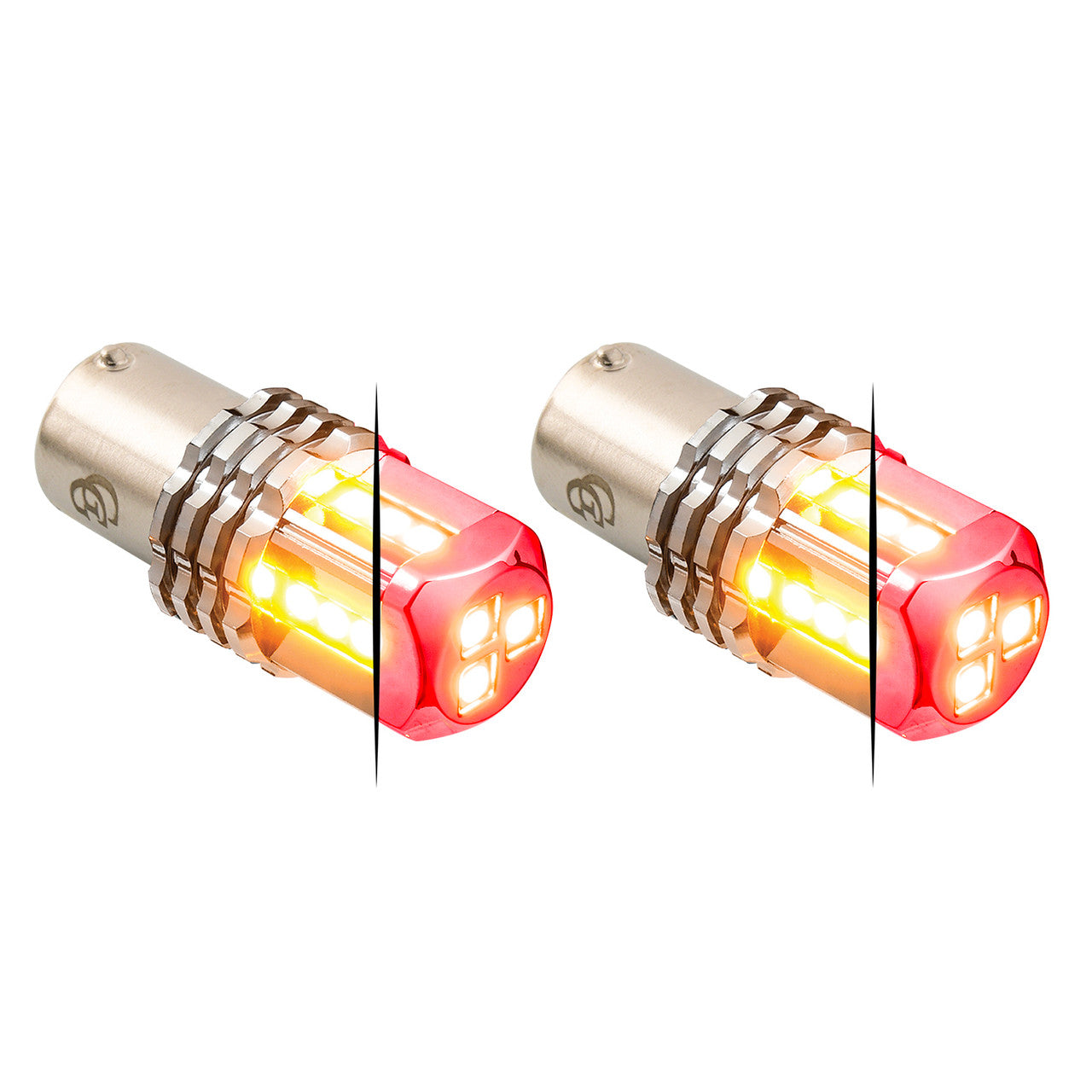 1157 Dual Color LED Bulb - Red Primary / Amber Secondary (PR)
