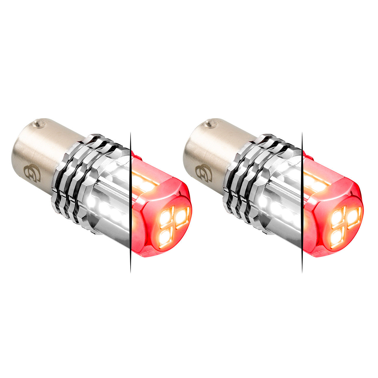 1157 Dual Color LED Bulb - Red Primary / White Secondary (PR)