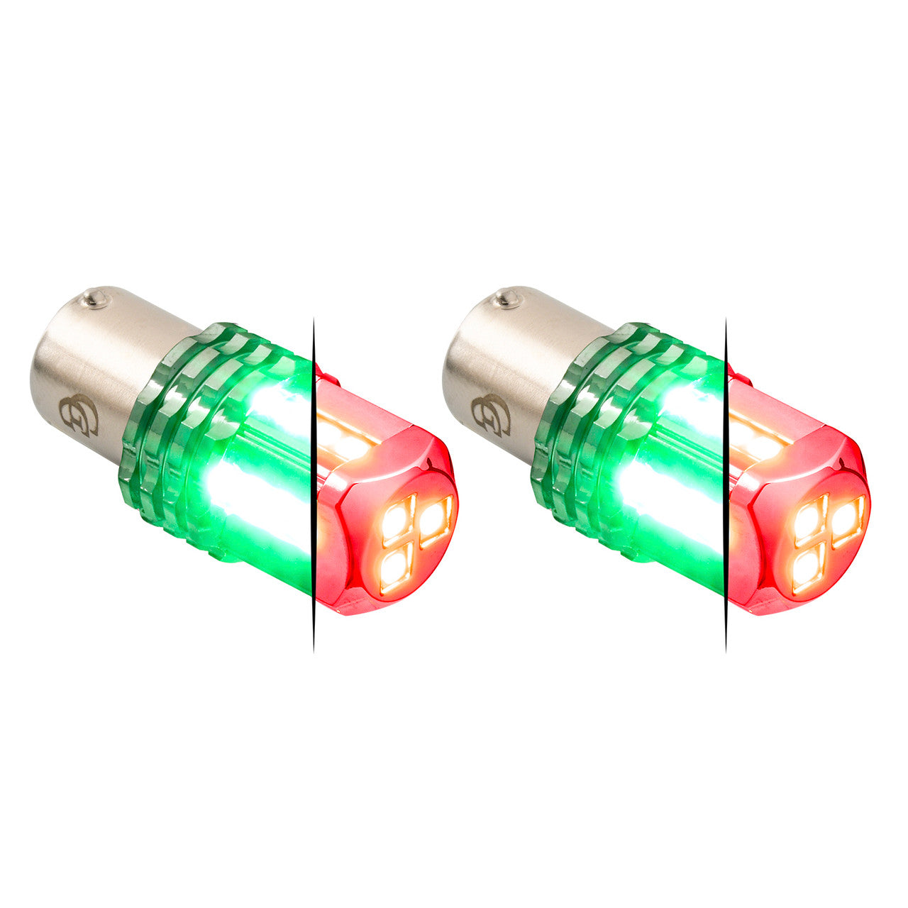 1157 Dual Color LED Bulb - Red Primary / Green Secondary (PR)