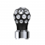 Thread-On Matte Black Phoenix Ball Gearshift Knob With LED 9/10 Speed Adapter-Blue LED