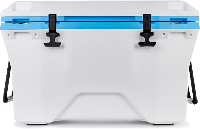 Currituck 50 Quart Cooler - White/Cyan