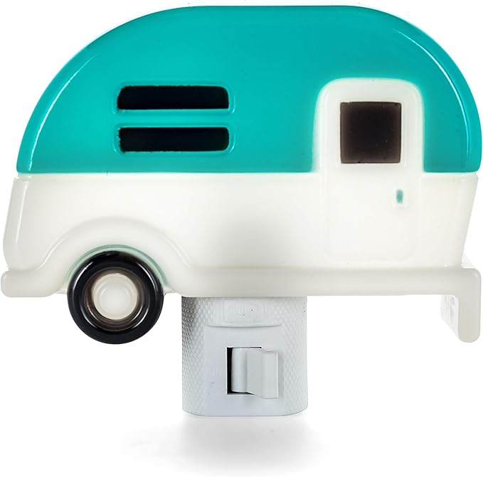 Camper Night Light with 360-Degree Swivel Base - Blue