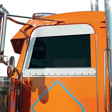 Peterbilt 5" Window Chop 379 Door Mounted Mirrors 73-04