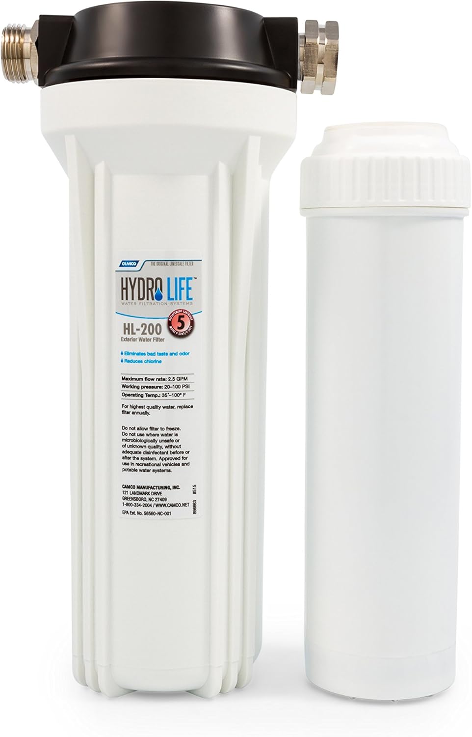 Hydro Life HL-200 External Filter Kit - White