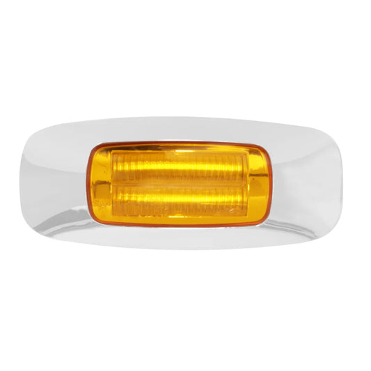 3-1/2″ RECTANGULAR PRIME LED CLEARANCE/MARKER LIGHT-Amber/Amber