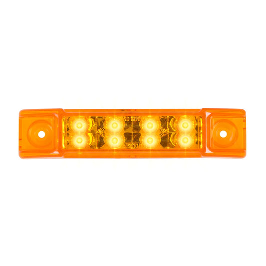6" Rectangular Surface Mount Pearl Marker & Turn LED Light