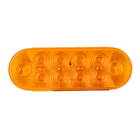OVAL HIGHWAY 10 LED LIGHT AMBER/AMBER
