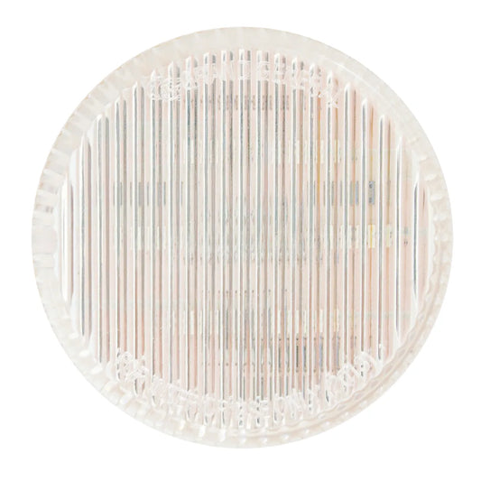 2″ Round Dual Function 6 LED Light White Clear