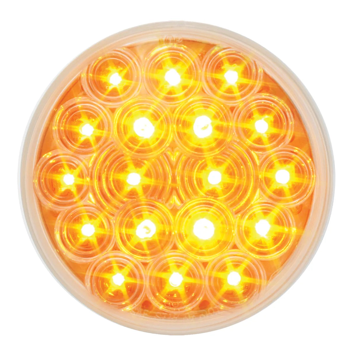 4" Fleet 18 LED 3 Pin Round Plug Sealed Light