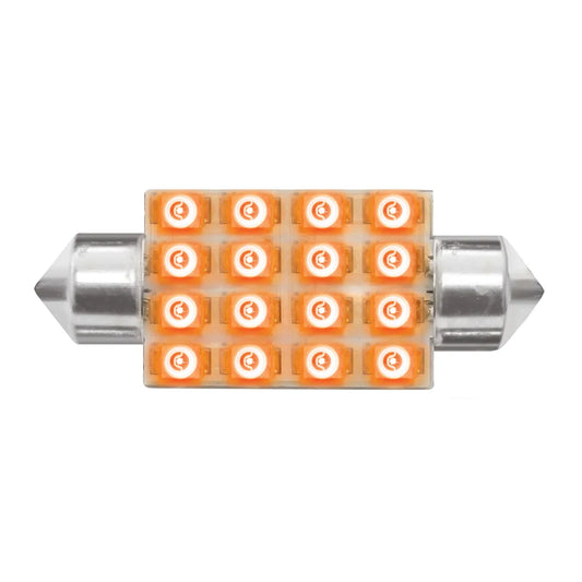 211-2 Dome Type 16 LED Light Bulb  Amber