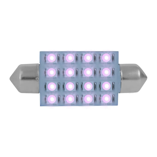 211-2 Dome Type 16 LED Light Bulb  Purple