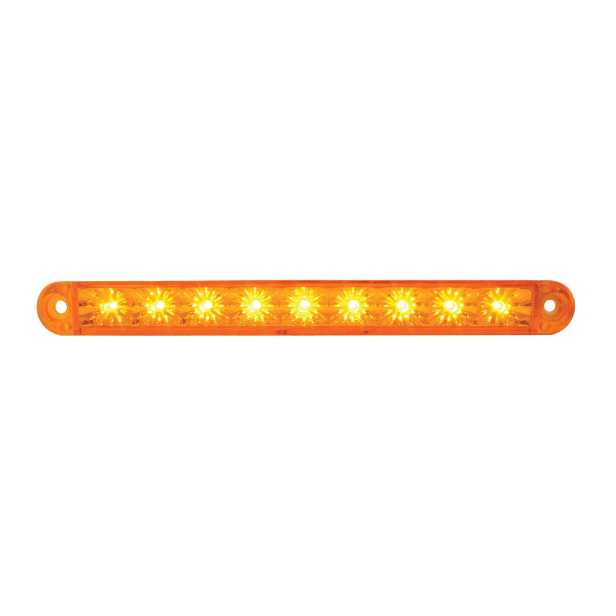 6.5" Dual Function LED Light Bar With Chrome Plastic Base For Surface Mount