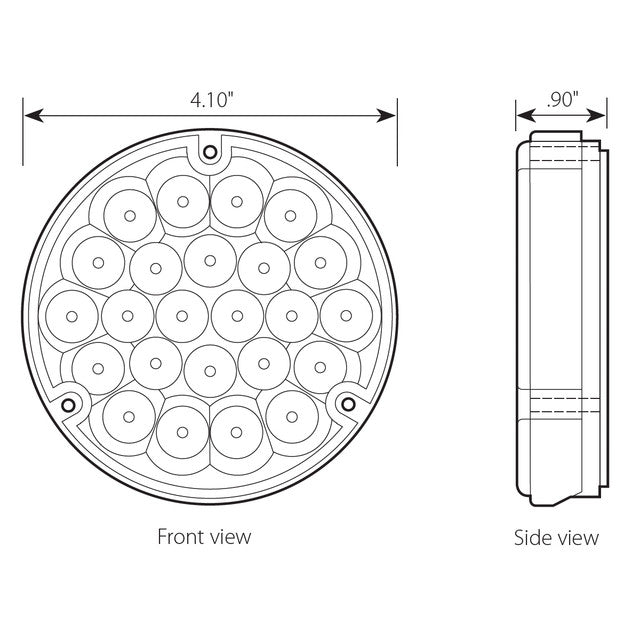 4″ Pearl 24 LED Load Light