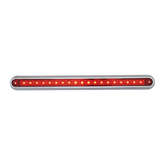 12″ Dual Function 18LED Turn/Marker & Clearance Light Bar-Red/Red