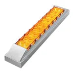 12″ Spyder LED Light Bar Amber With Bezel