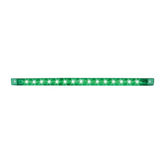 12″ ULTRA THIN LED MARKER LIGHT BAR Green/Green