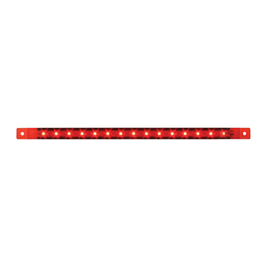 12″ ULTRA THIN LED MARKER LIGHT BAR Red/Red