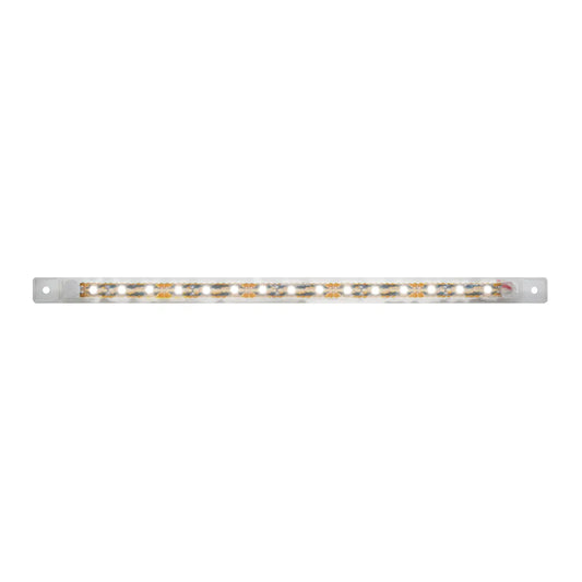 12″ ULTRA THIN LED MARKER LIGHT BAR White/Clear