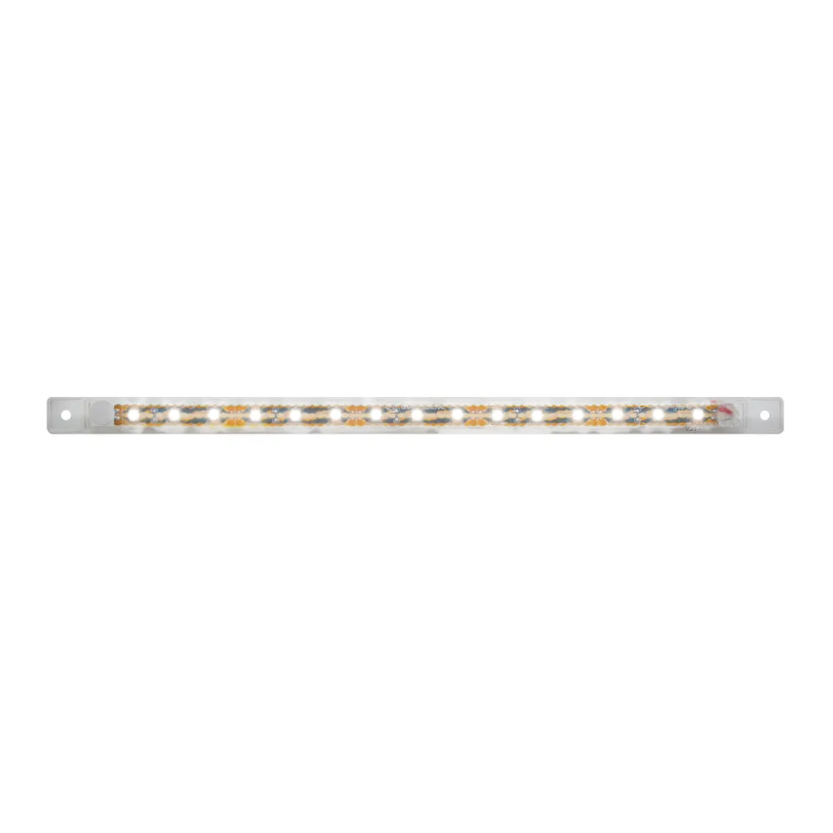 12″ ULTRA THIN LED MARKER LIGHT BAR With Bezel White/Clear