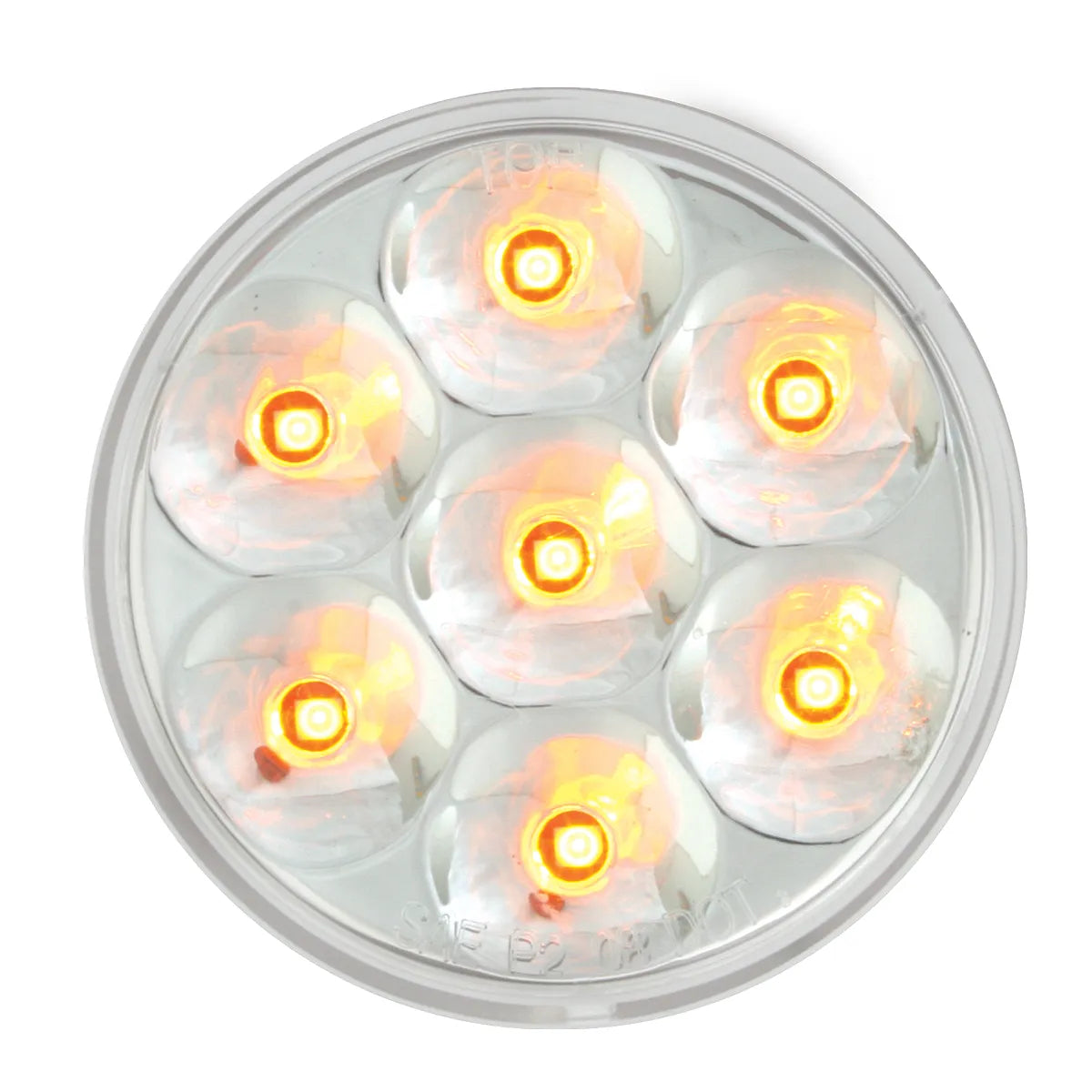 2″ PEARL LED MARKER LIGHT - Light Only - Amber/Clear