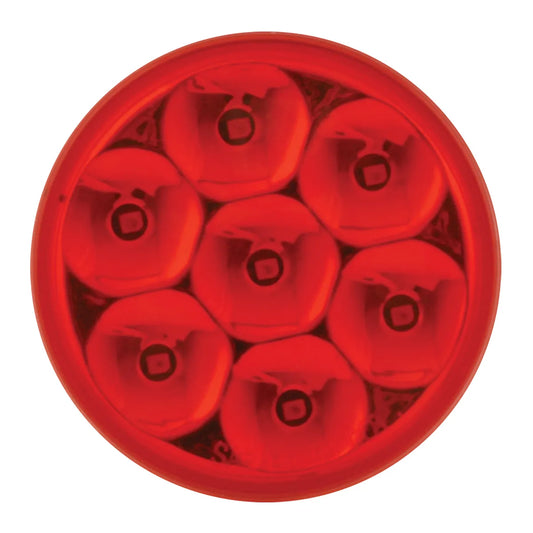 2″ Dual Function Pearl 7 LED Light  Red Red