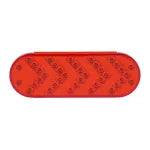 Image of the Grand General Red Oval Sequential Arrow Mid-Turn / Rear Spyder LED Light Part number: 77126