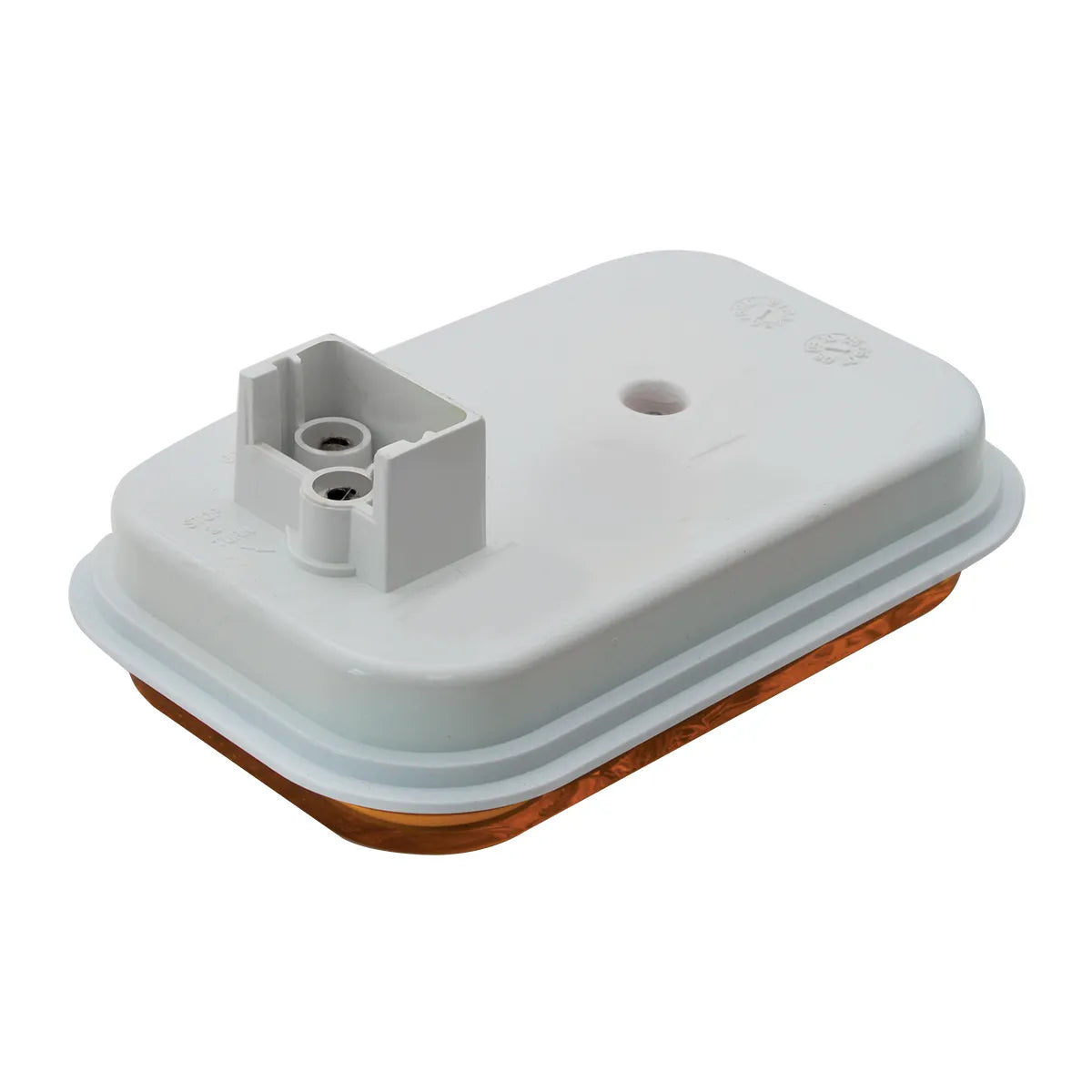 RECTANGULAR PEARL LED LIGHT RED/CLEAR