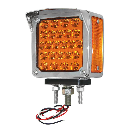 Bezel w/ Visor for Square Double Face Pearl LED Pedestal Light