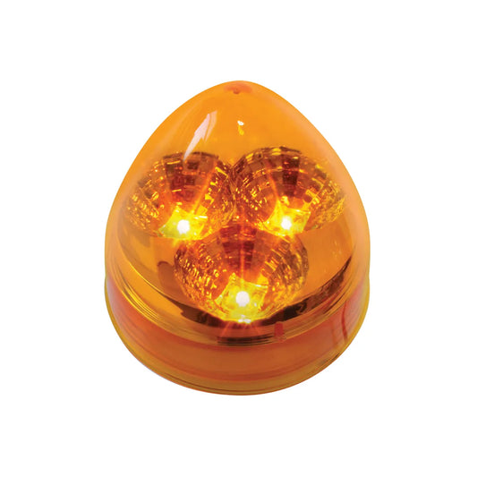 2" Spyder 3 LED Beehive Light Only Amber Lens