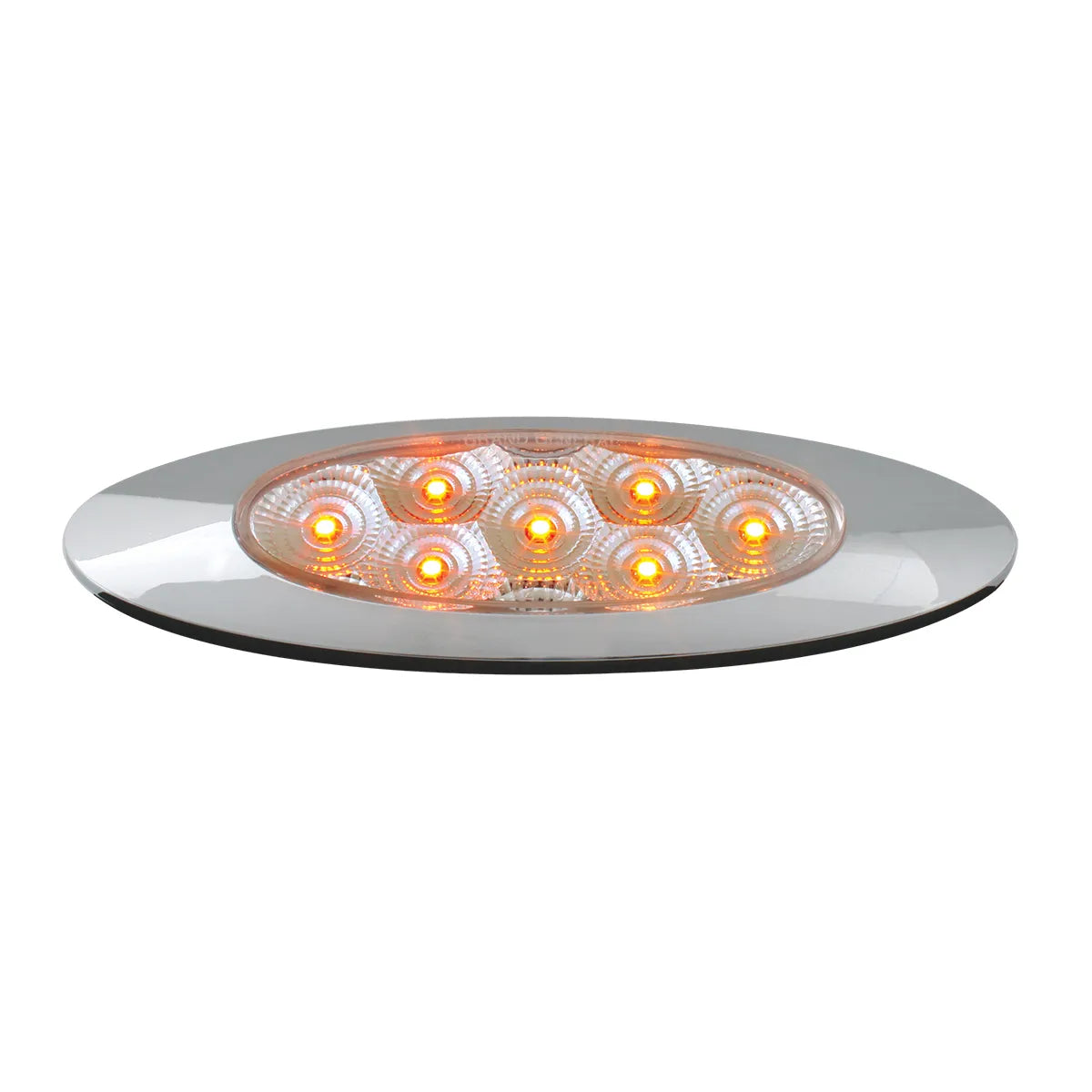 Ultra Thin Y2K LED Light with Chrome Bezel