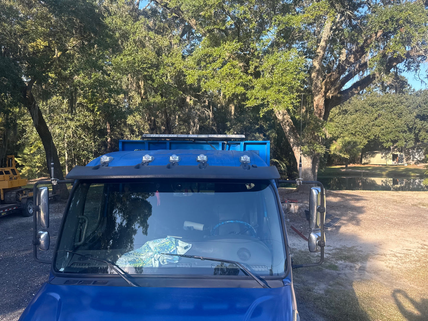 Freightliner Raised Roof M2 106 - M2 112 13.5" Drop Visor 2006 & Up