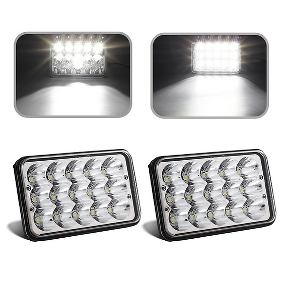 4"x6" Rectangular LED Headlight