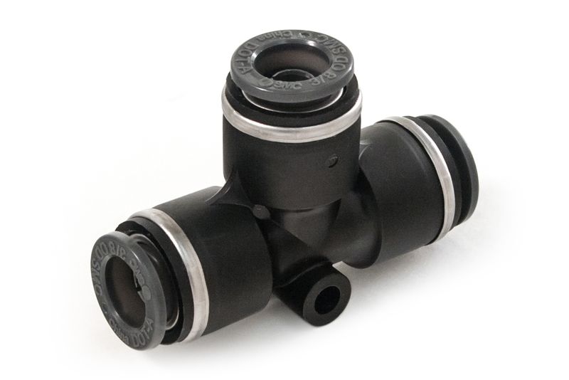 Push Lock Union Tee 1/4" Air Lines