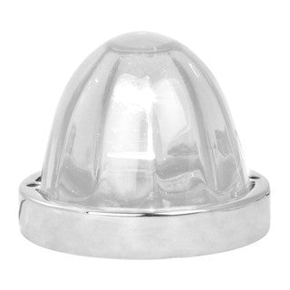 Watermelon Light 1156 Bulb Glass Lens Clear Flush Mount Light Kit 3.5" 1 Wire