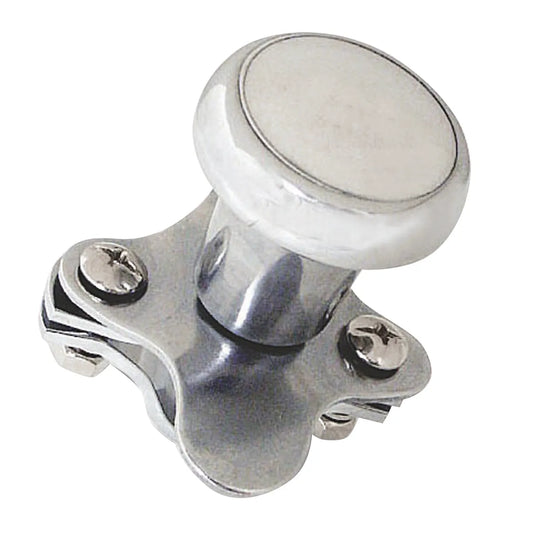 Chrome Aluminum Steering Wheel Spinner