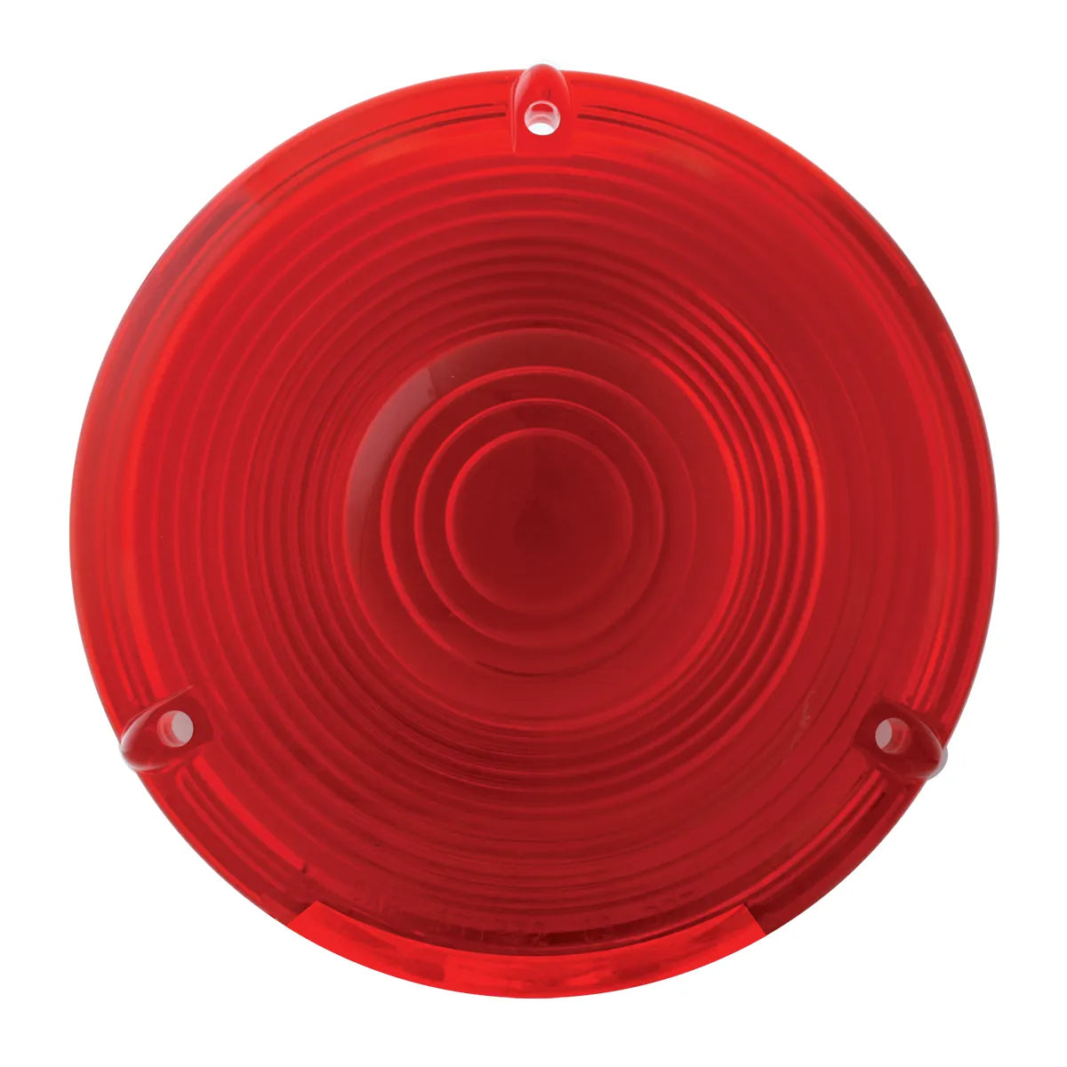 RED PLASTIC LENS FOR 4" COMBINATION LIGHT *LENS ONLY*