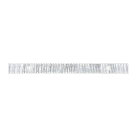 STICK-ON REFLECTOR STRIP W/ ADHESIVE BACKING & 2 SCREW MOUNT