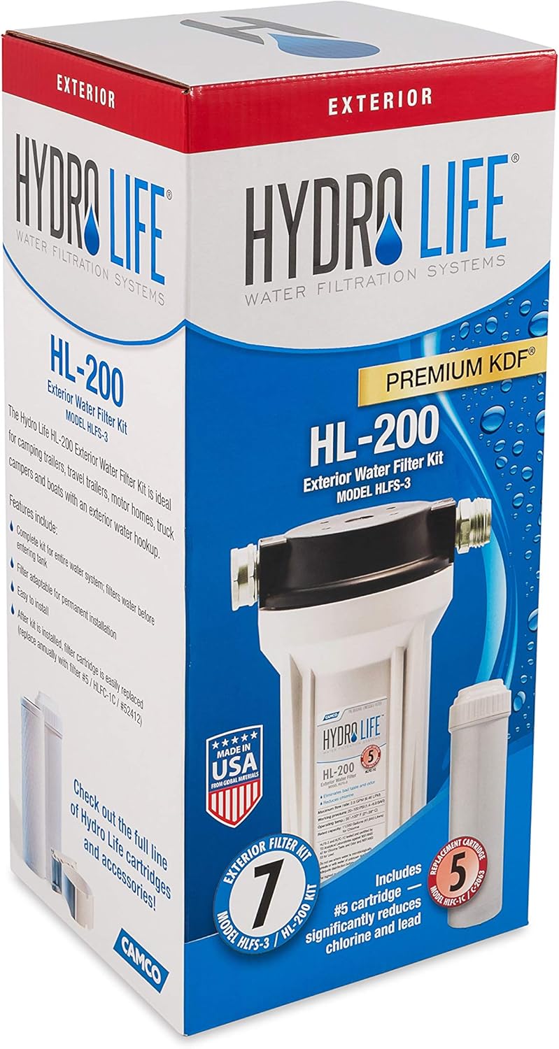 Hydro Life HL-200 External Filter Kit - White