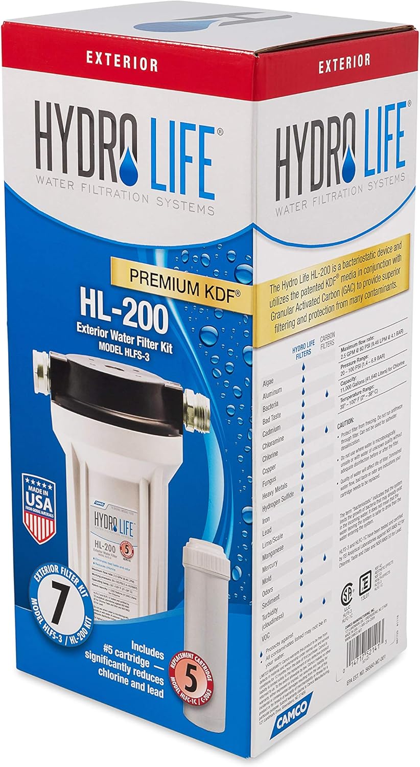 Hydro Life HL-200 External Filter Kit - White